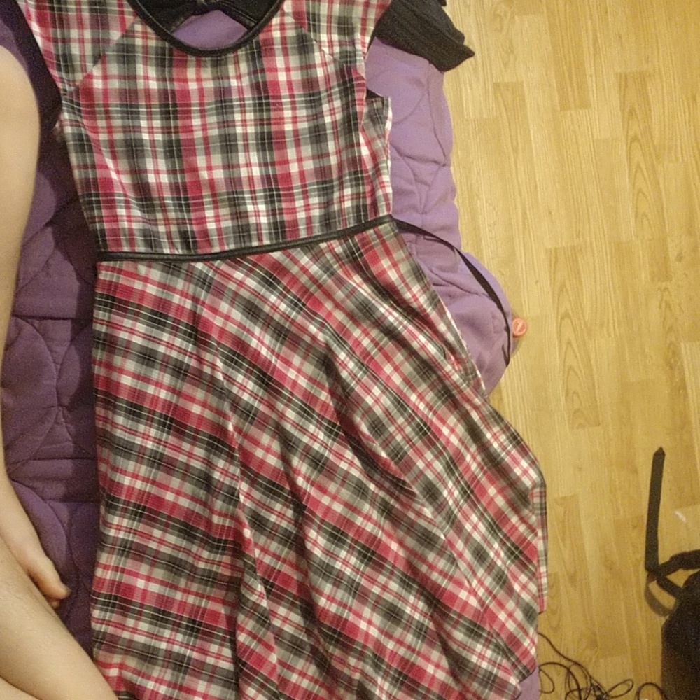 Plad dress